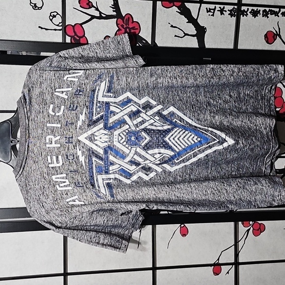 American Fighter Gray Graphic‎ T-Shirt Large - Picture 6 of 6